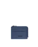 Piquadro Porta carte di credito piccolo Atlas Blu