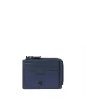 Piquadro Porta carte di credito piccolo Ael Blu