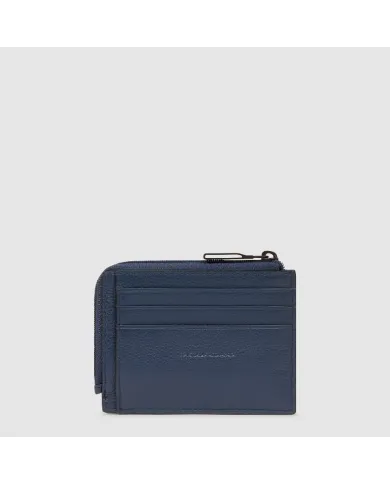 Piquadro Porta carte di credito piccolo Ael Blu