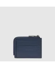 Piquadro Porta carte di credito piccolo Ael Blu