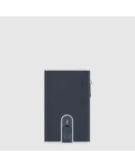 Piquadro Compact wallet con tasca monete Modus special Blu