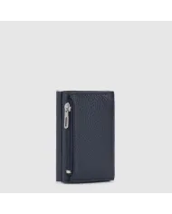Piquadro Compact wallet con tasca monete Modus special Blu