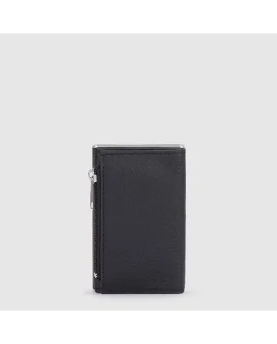 Piquadro Compact wallet con tasca monete Modus special Nero