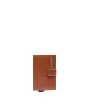 Piquadro Porta carte di credito con tasca banconote "Blue square" Marrone