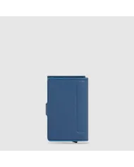 Piquadro Porta carte di credito con tasca banconote Atlas Avio
