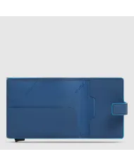 Piquadro Porta carte di credito con tasca banconote Atlas Avio
