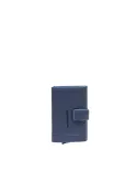 Piquadro Porta carte di credito con tasca banconote Atlas Blu