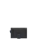 Piquadro Porta carte di credito con tasca banconote Atlas Nero