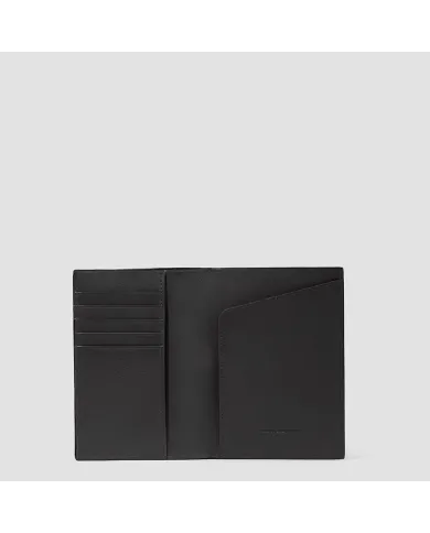 Piquadro Porta passaporto in pelle Circle W92 Nero