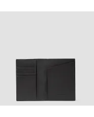 Piquadro Porta passaporto in pelle Circle W92 Nero
