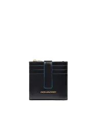 Piquadro Portafoglio piccolo Blue Square Nero