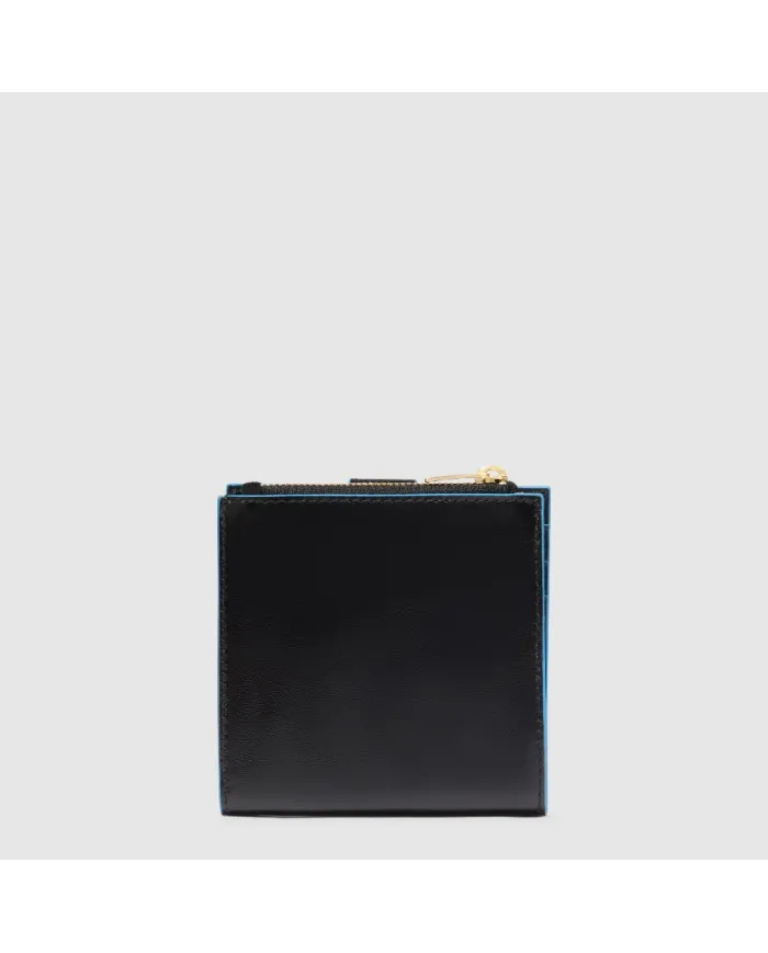 Piquadro Portafoglio piccolo Blue Square Nero