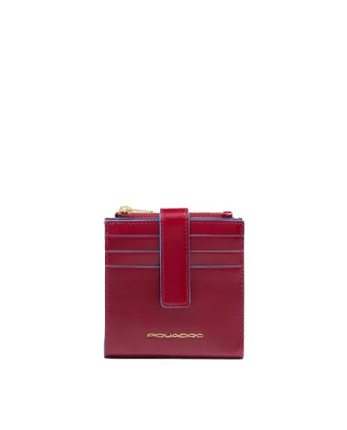 Piquadro Portafoglio piccolo Blue Square Rosso