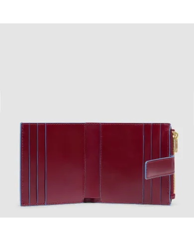 Piquadro Portafoglio piccolo Blue Square Rosso