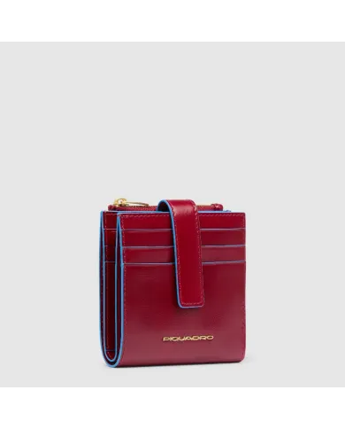 Piquadro Portafoglio piccolo Blue Square Rosso