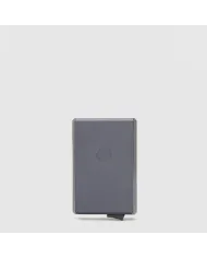 Piquadro Porta carte automatico Magasafe Blue square