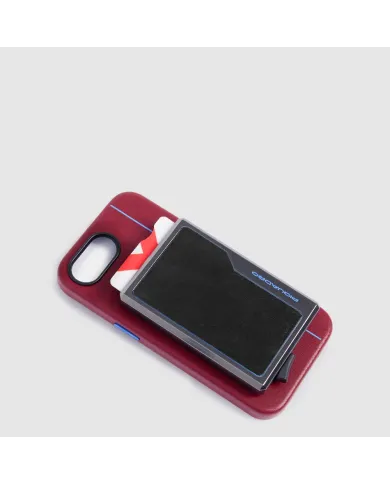 Piquadro Porta carte automatico Magasafe Blue square Nero