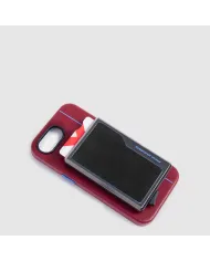 Piquadro Porta carte automatico Magasafe Blue square Nero