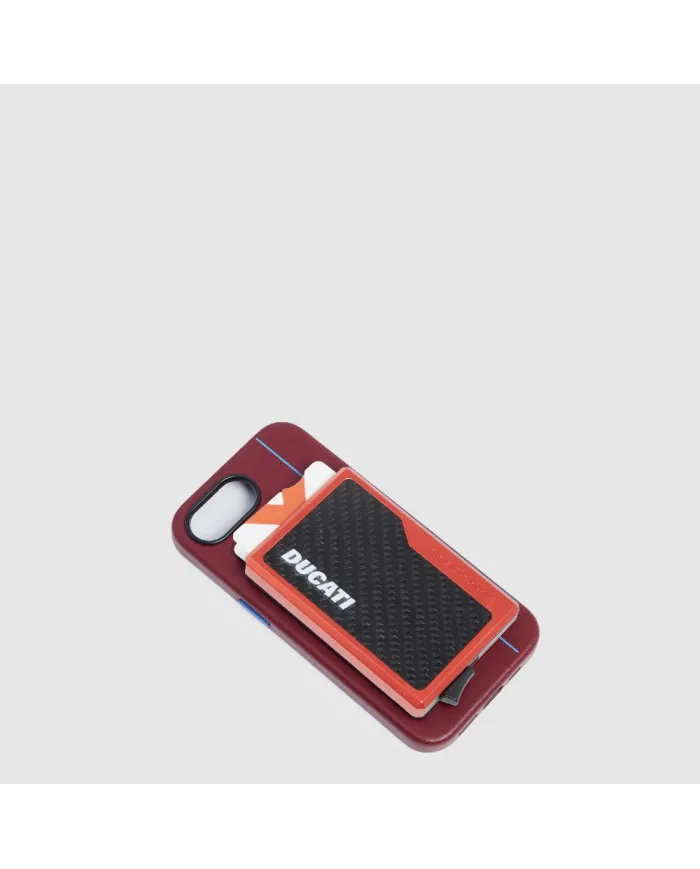 Piquadro Porta carte automatico Piquadro x Ducati Rosso