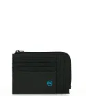 Piquadro Porta documenti tessuto Nero