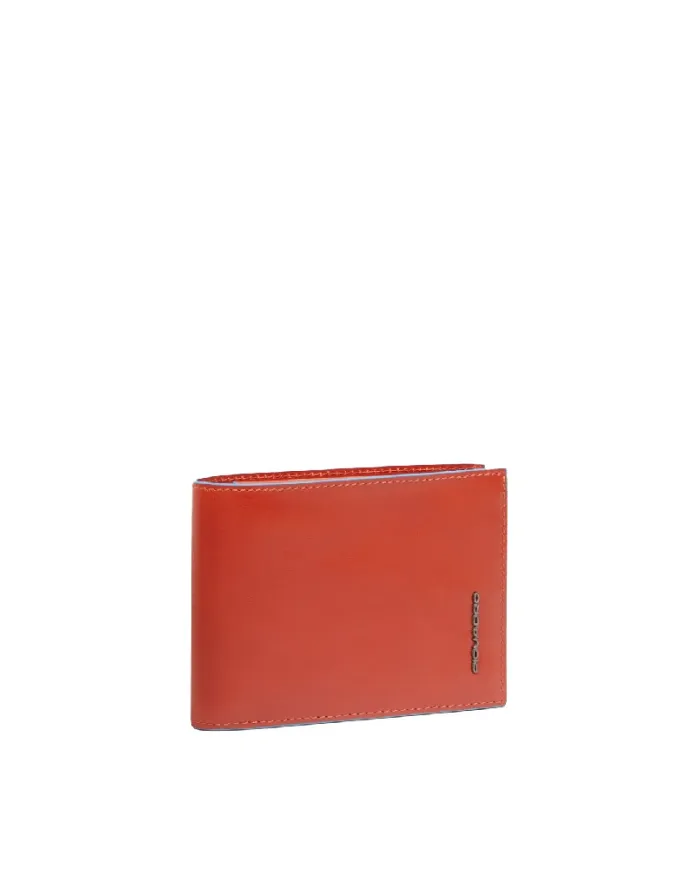 Piquadro Portafoglio uomo in pelle Blue square Cuoio