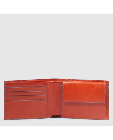 Piquadro Portafoglio uomo in pelle Blue square Cuoio