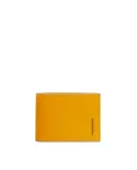 Piquadro Portafoglio uomo in pelle Blue square Giallo