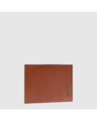 Piquadro Portafoglio uomo in pelle Blue square Marrone