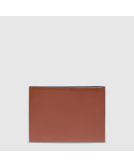 Piquadro Portafoglio uomo in pelle Blue square Marrone