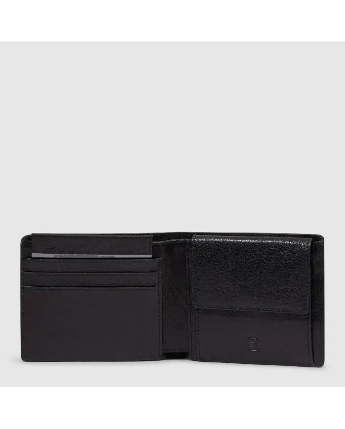 Piquadro Portafoglio piccolo Solm Nero