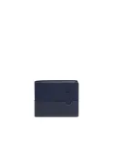 Piquadro Portafoglio piccolo tessuto pelle Marcel Blu