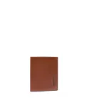 Piquadro Portafoglio piccolo in pelle Blue Square Marrone