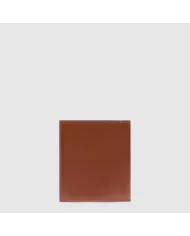 Piquadro Portafoglio piccolo in pelle Blue Square Marrone