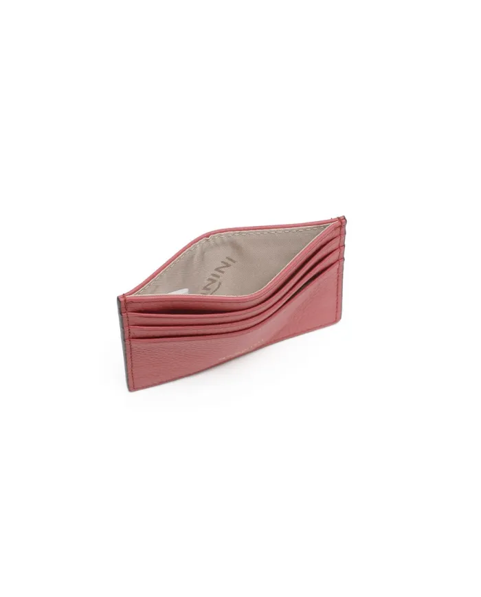 Nannini Porta tessere per donna Wallis Rosso Geranio