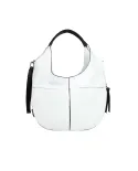 REBELLE Borsa tracolla in pelle Asia Bianco