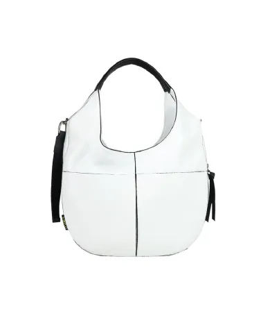 REBELLE Borsa tracolla in pelle Asia Bianco