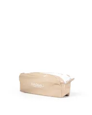NASSAU Telo mare beige bianco con custodia Nassau Beige/Bianco