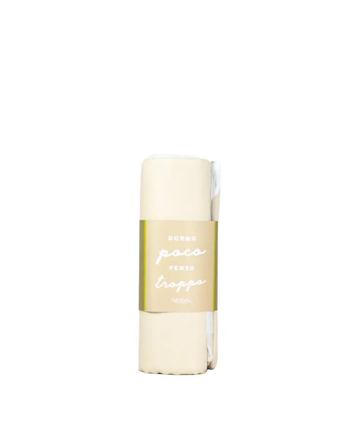 NASSAU Telo mare beige e giallo con custodia Nassau Beige/Giallo