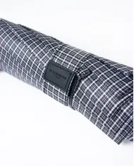Nannini Ombrello con custodia tessuto spugnoso Grigio/Nero