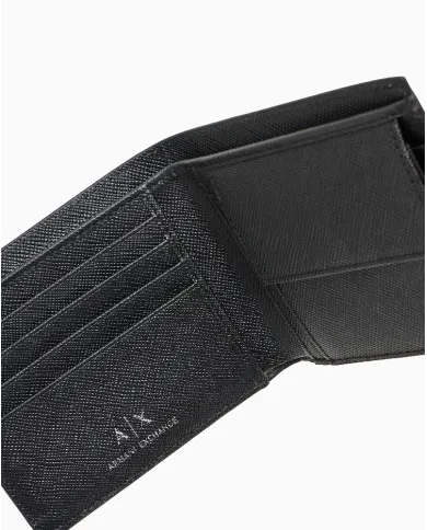 Armani Exchange Portafoglio piccolo per uomo Nero