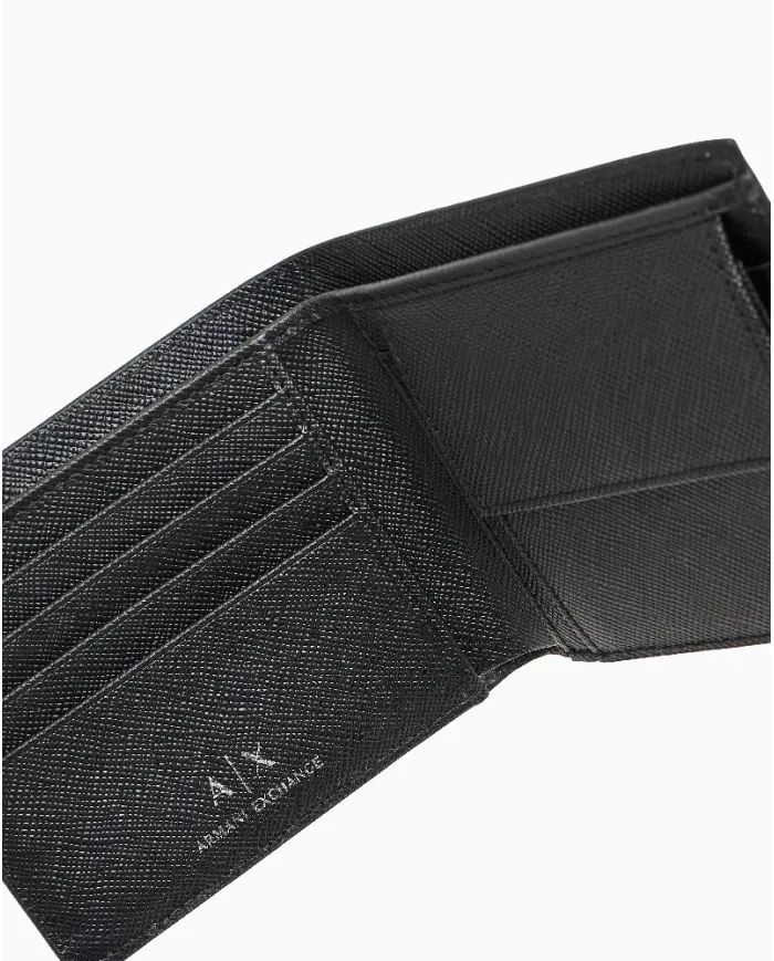 Armani Exchange Portafoglio piccolo per uomo Nero