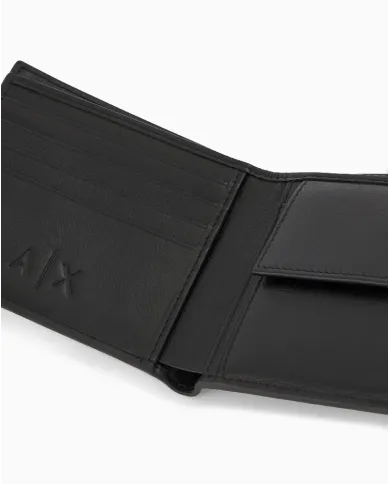 Armani Exchange Portafoglio piccolo per uomo Nero
