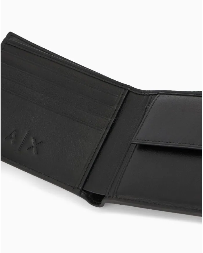 Armani Exchange Portafoglio piccolo per uomo Nero