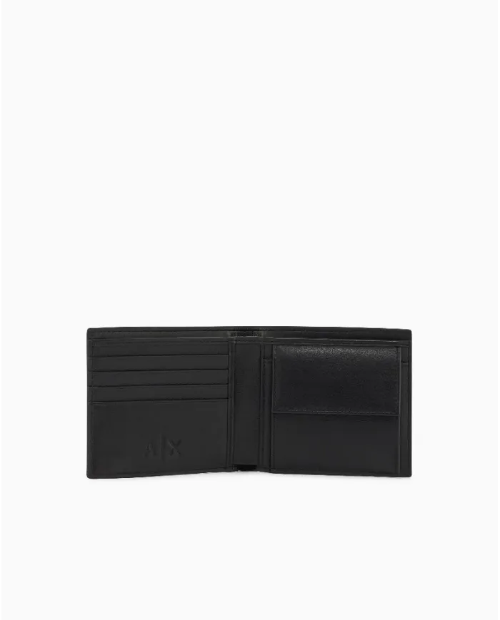 Armani Exchange Portafoglio piccolo per uomo Nero