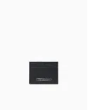 Armani Exchange Porta carte di credito in pelle Nero