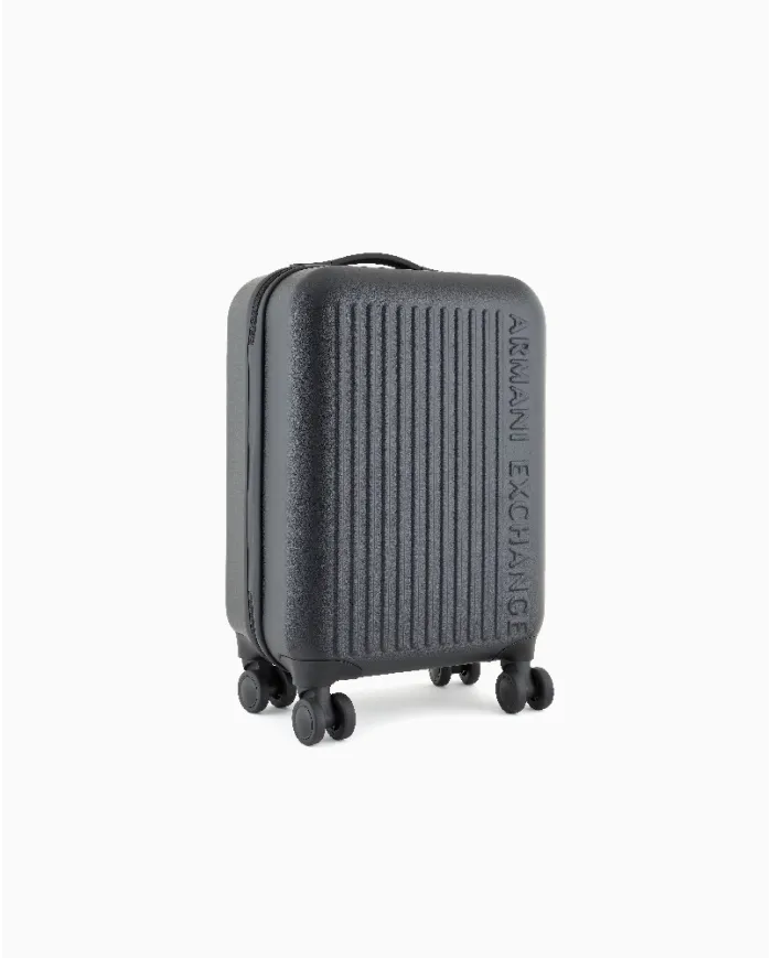 Armani Exchange Trolley bagaglio a mano Nero