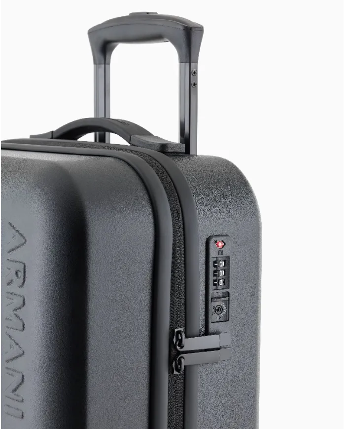 Armani Exchange Trolley bagaglio a mano Nero