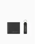 Armani Exchange Cofanetto regalo portafoglio e portachiavi Nero