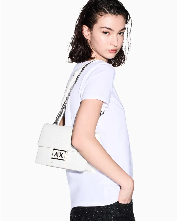 Armani Exchange Borsa a tracolla Bianco