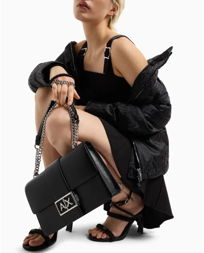 Armani Exchange Borsa a tracolla Nero
